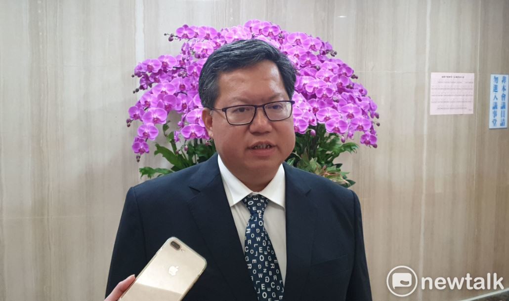 鄭文燦說香港選舉結果顯示香港人要民主，一國兩制在香港是失敗的。 圖：林昀真/攝