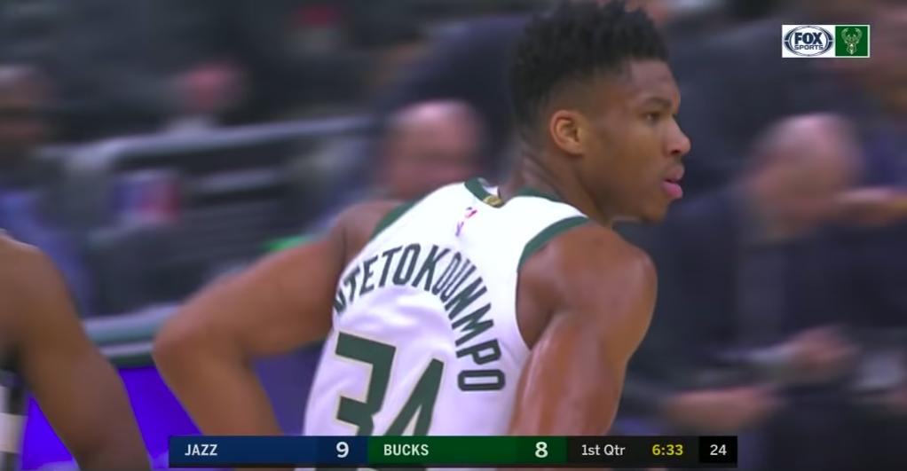 「字母哥」Giannis Antetokounmpo。 圖：擷取自youtube