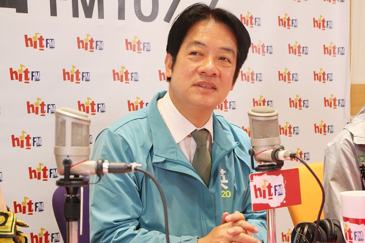 民進黨副總統候選人賴清德。 圖：Hit Fm《周玉蔻嗆新聞》製作單位提供