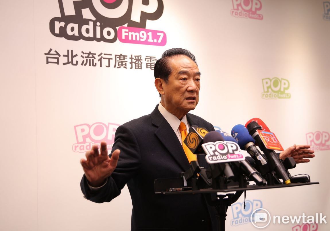 宋楚瑜認為台灣政治喜歡用嘩眾取寵的政治明星。 圖：林昀真／攝