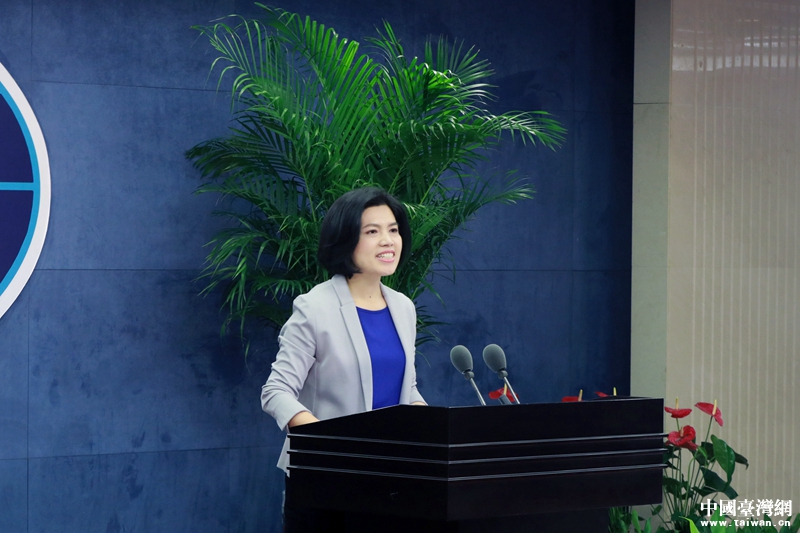 中國大陸國台辦發言人朱鳳蓮。 圖：翻攝中國台灣網