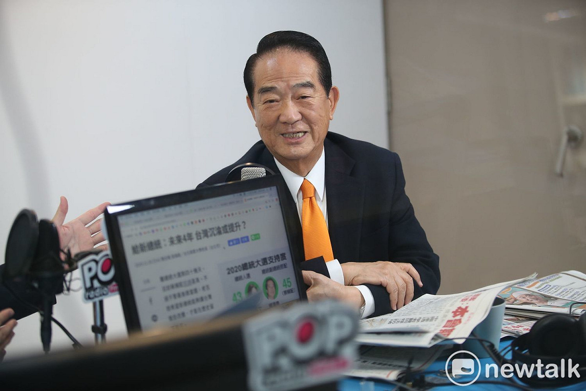 親民黨總統候選人 宋楚瑜。 圖：林昀真／攝 （資料照片）
