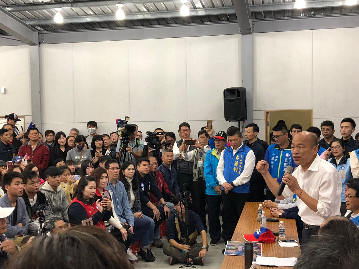 國民黨總統參選人韓國瑜。 圖：韓國瑜競選辦公室/提供
