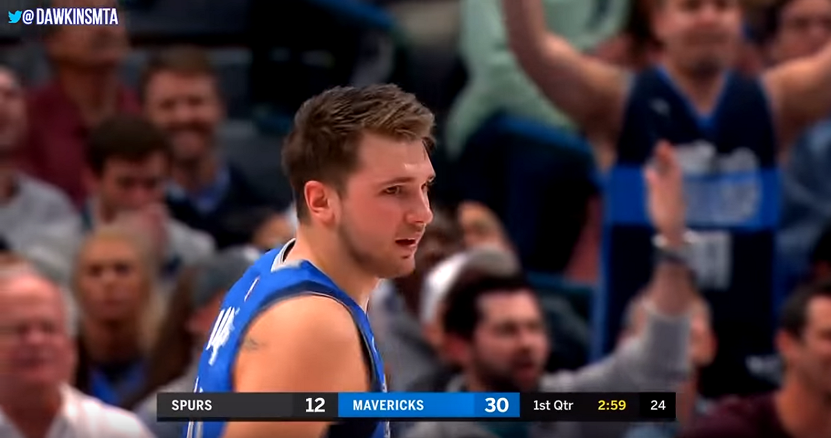 獨行俠「歐洲金童」Luka Doncic。 圖：擷取自Youtube