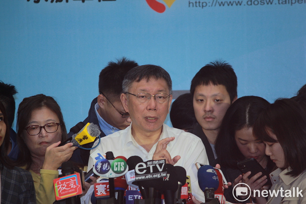 台北市長柯文哲。 圖：周煊惠 ／攝（資料照）