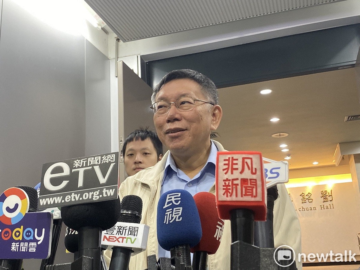 台北市長柯文哲。 圖：周煊惠 ／攝