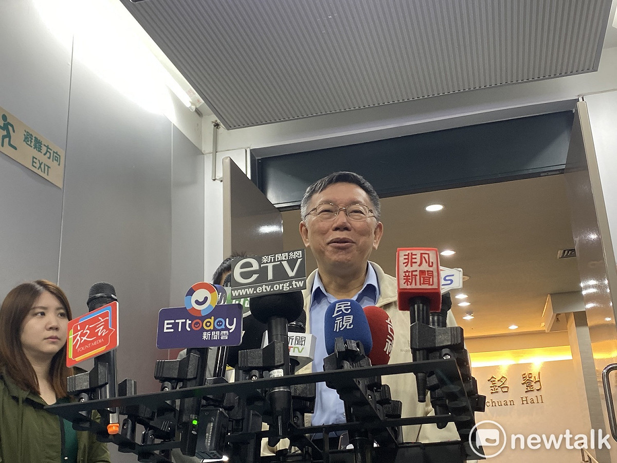 台北市長柯文哲。 圖：周煊惠 ／攝