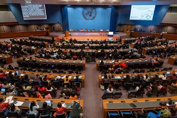 聯合國亞太婦女權益審議會議。 圖 : 翻攝自搜狐