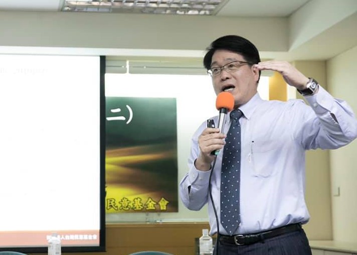 台灣民意基金會董事長游盈隆。 圖：翻攝自游盈隆臉書（資料照片）