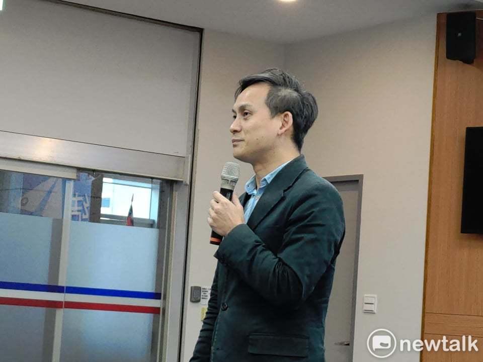 韓辦發言人葉元之回應民調差距。 圖：黃建豪/攝