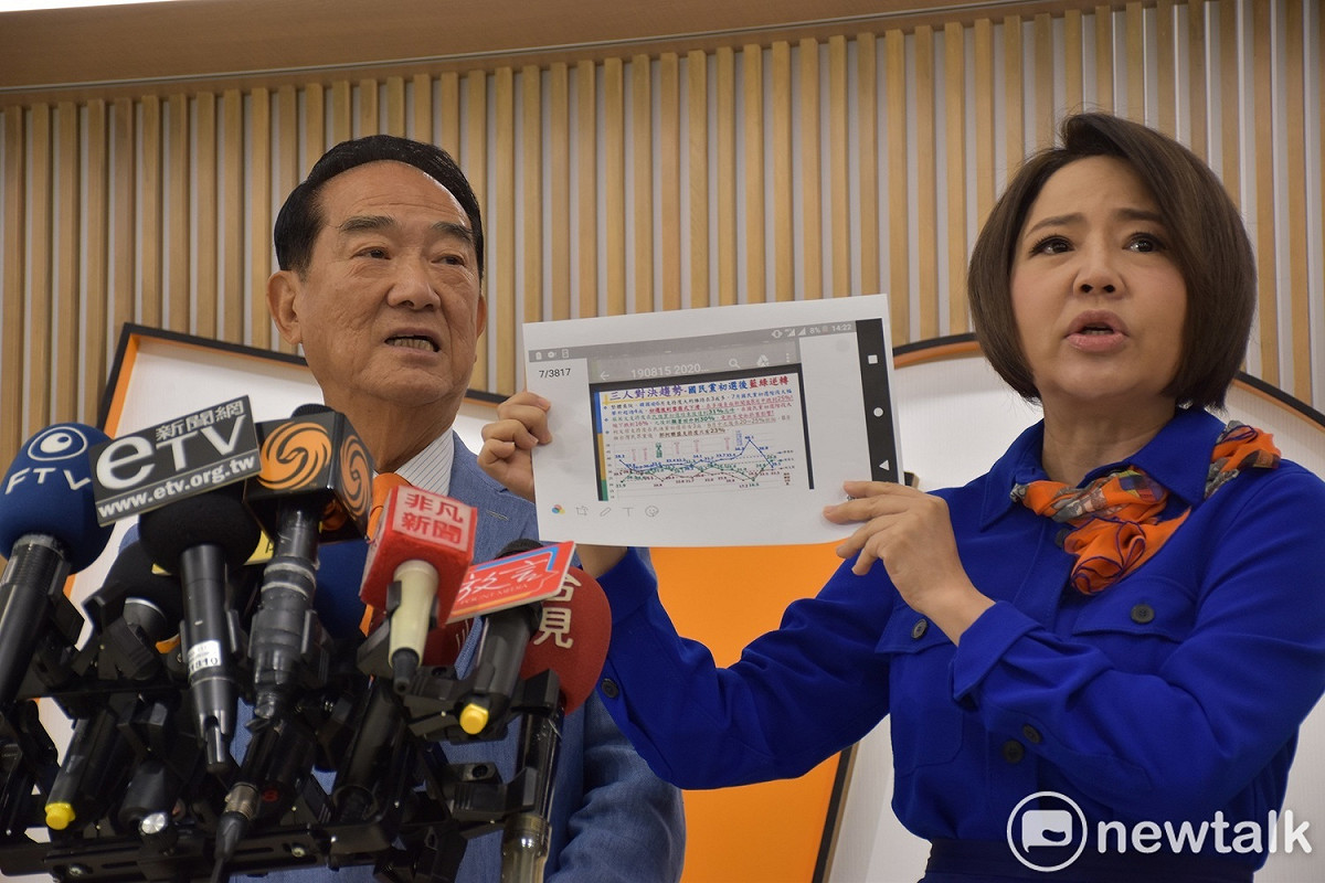 于美人指出，當初民進黨就是操作國民黨初選民調，打掉郭台銘。 圖：林昀真／攝