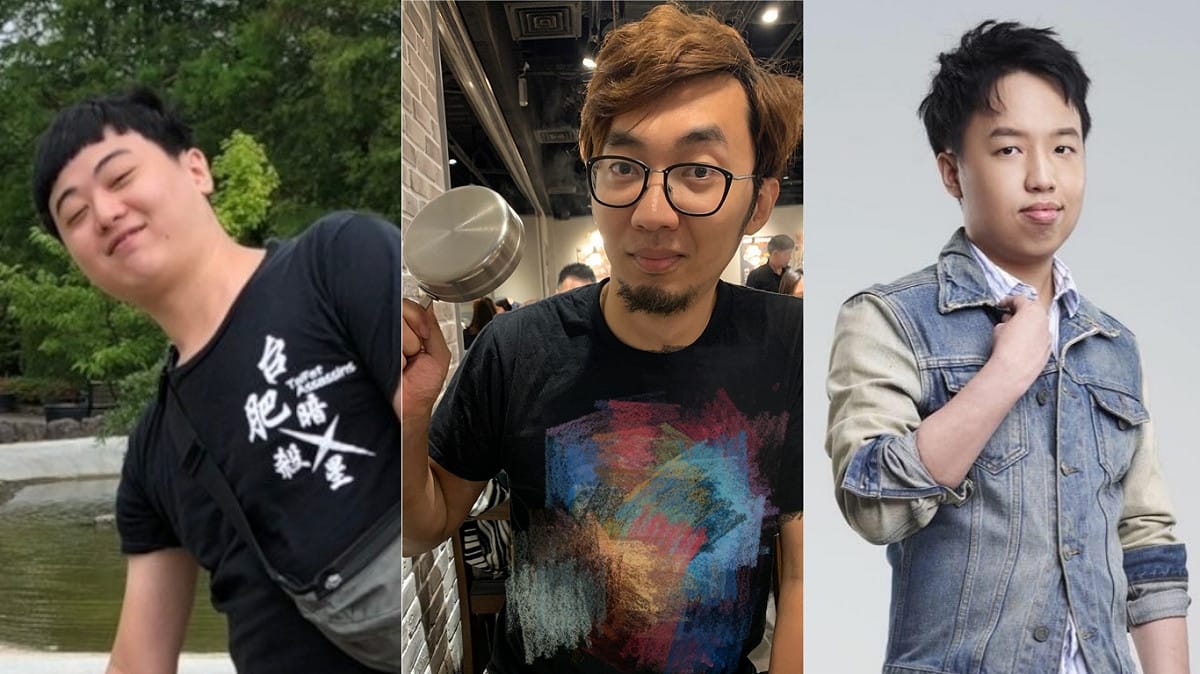 龜狗（左）、Xargon（中）、GoDJJ將在這次Twitch Rivals中率隊登場。 圖：翻攝自龜狗、Xargon、GoDJJ粉專/新頭殼合成