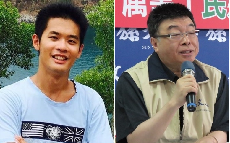 李戡質疑，邱毅沒有如實申報他在對岸的收入。 圖：新頭殼合成