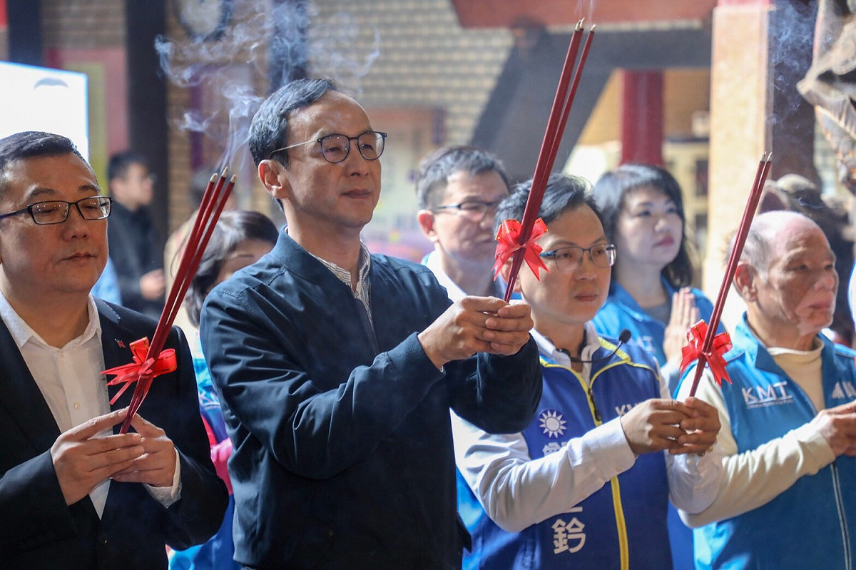 朱立倫認為綠營長期以來運用網路「黑的力量」，楊蕙如案只是冰山一角。 圖：朱立倫辦公室/提供