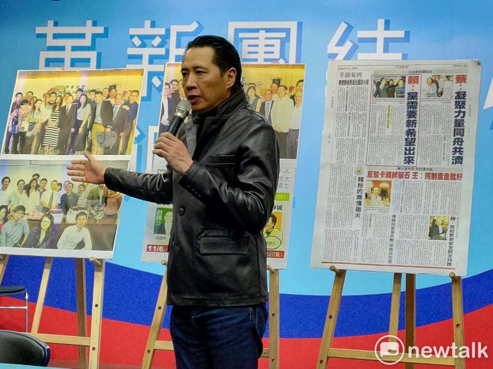 國民黨發言人歐陽龍揚言，民進黨想跟楊蕙如做切割是不可能的。 圖：黃建豪/攝