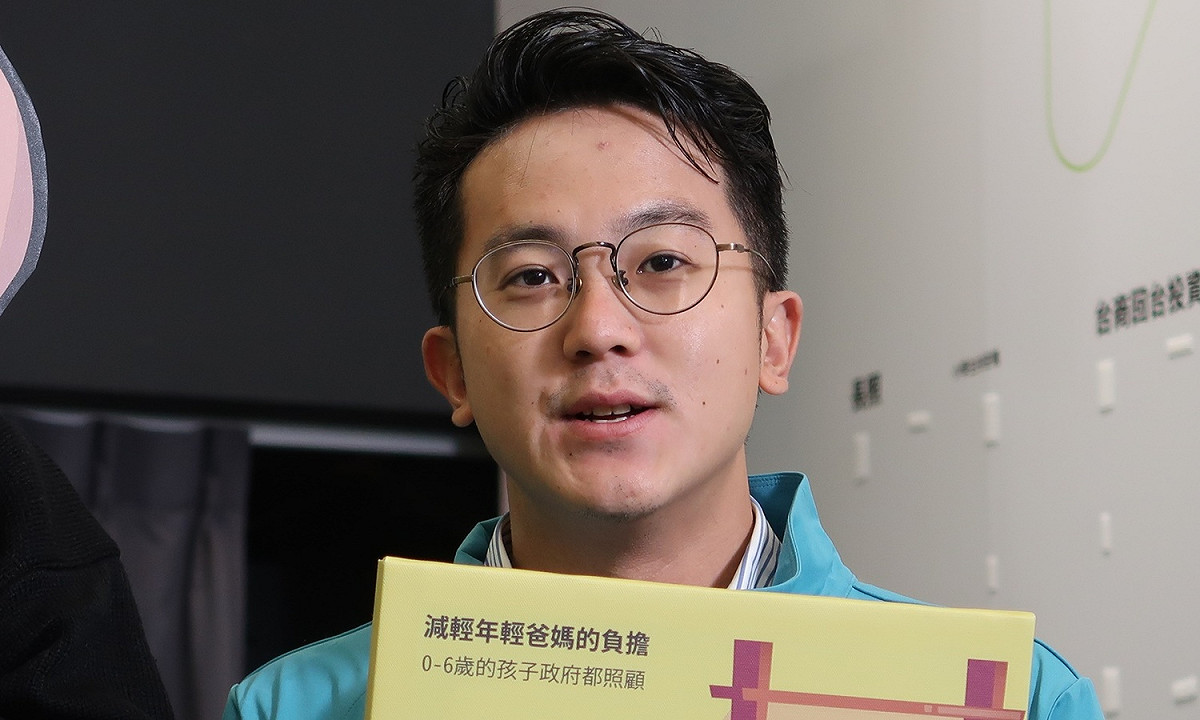 蔡英文競辦發言人廖泰翔。 圖：林朝億/攝