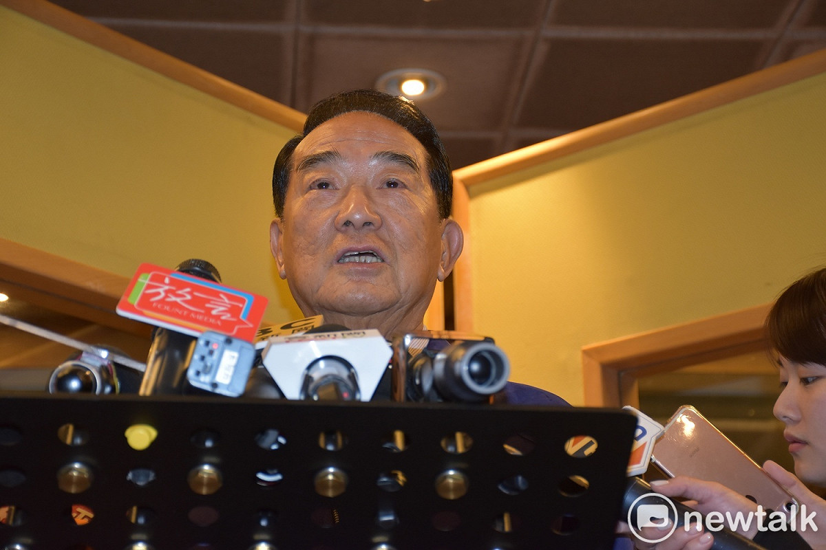 宋楚瑜說，做政治人物，假如不被黑，哪還像個奇才? 圖：林昀真／攝