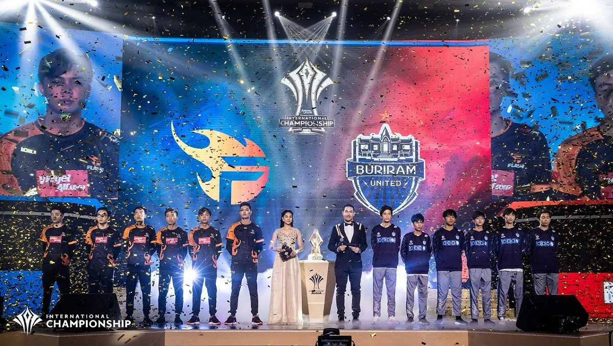 《傳說對決》AIC 2019總決賽隊伍Team Flash 及Buriram United 圖：Garena/提供