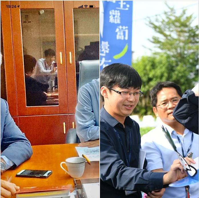 回應潘恆旭「烏龍指控」，拍攝者高偉勝「對號入座」，檢附照片，供辨認比對。 圖：翻攝高偉勝臉書