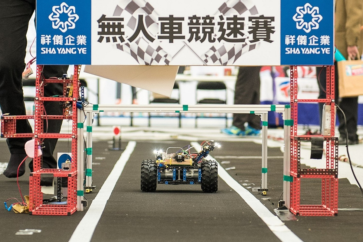 無人車競速賽。 圖：桃園市政府/提供