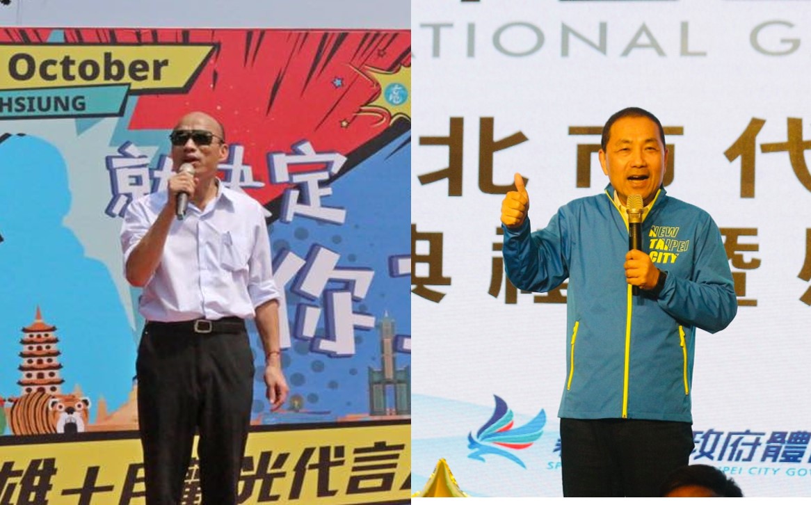 從侯友宜的公開行程看來，明(8)日禿子、漢子合體的機會很大。 圖：新頭殼組圖