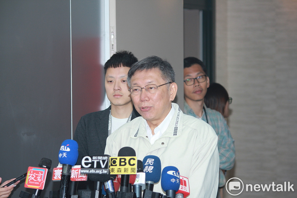 台北市長柯文哲。 圖：周煊惠 / 攝