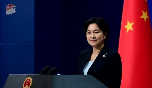 中國外交部發言人華春瑩。 圖：人民日報客戶端