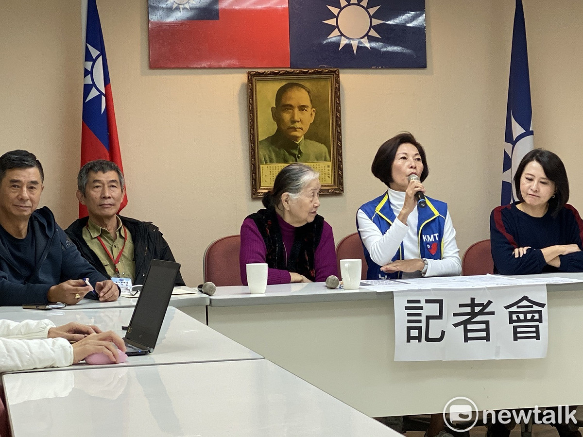 國民黨立委參選人汪志冰控訴黑函抹黑。 圖：周煊惠 / 攝