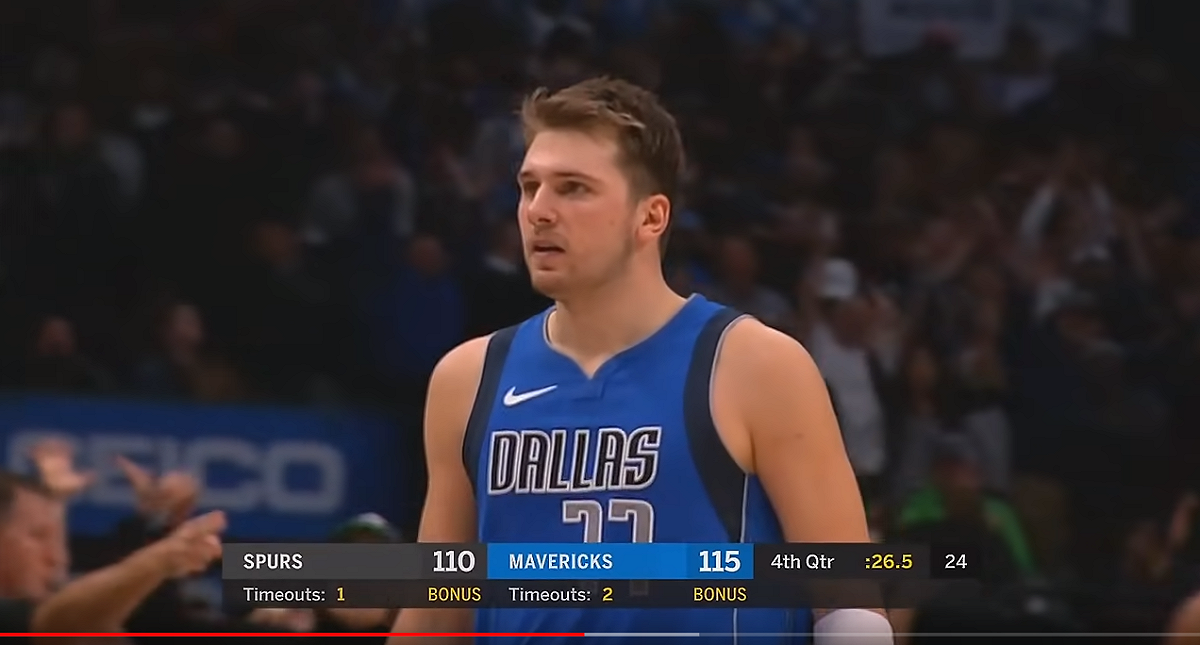 獨行俠球星Luka Doncic。 圖：擷取自Youtube