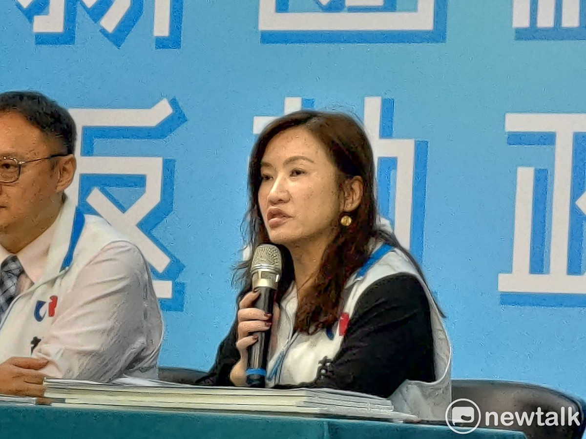 韓國瑜競辦總發言人王淺秋。 圖：黃建豪/攝