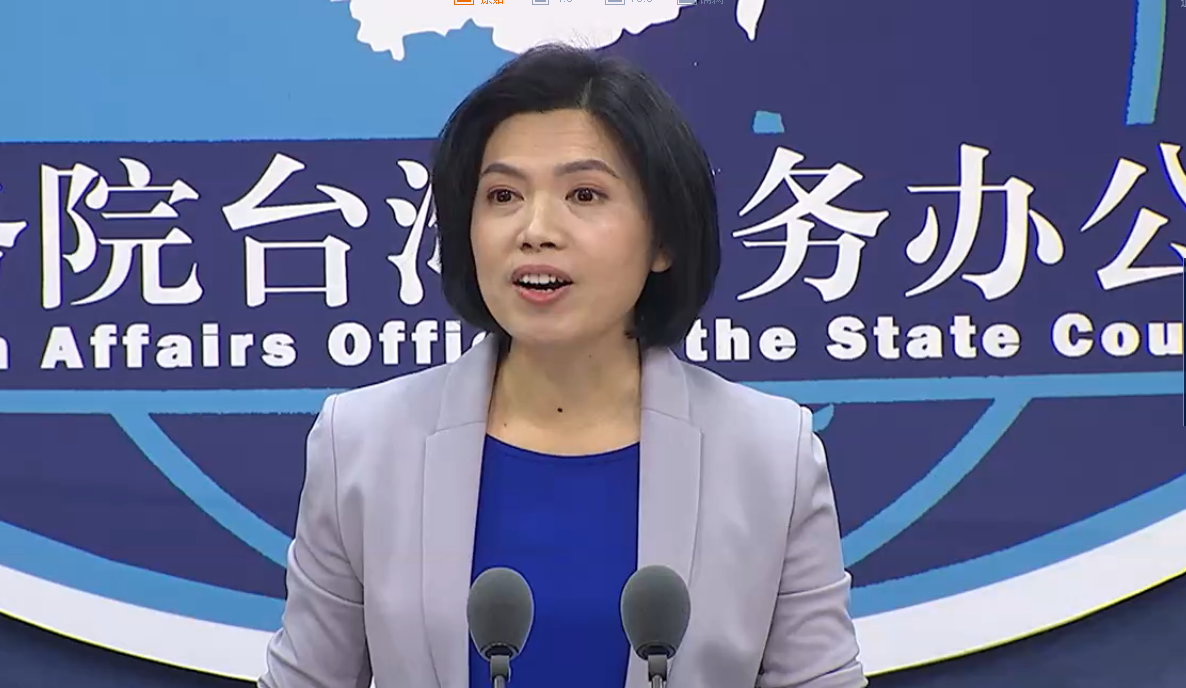 國台辦發言人朱鳳蓮。 圖：翻攝央視(資料照片)