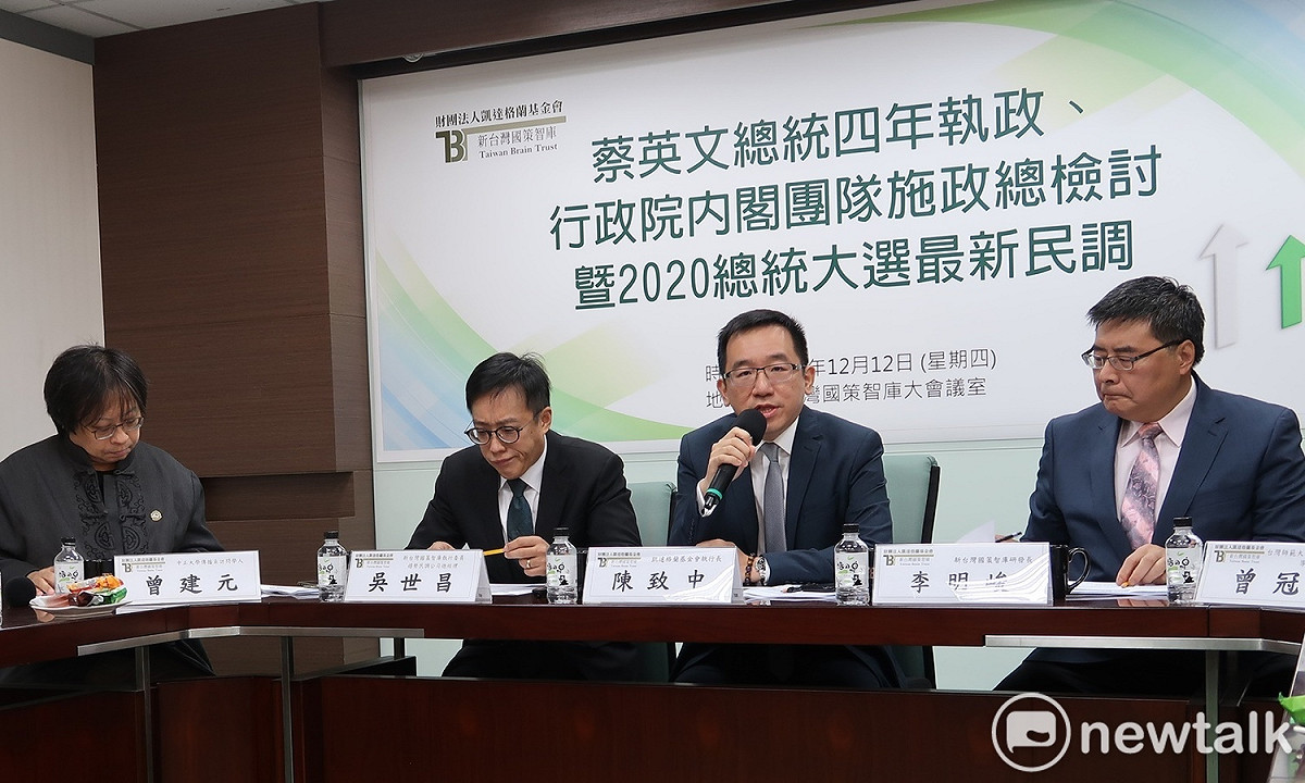 新台灣國策12發佈最新民調。 圖：林朝億/攝