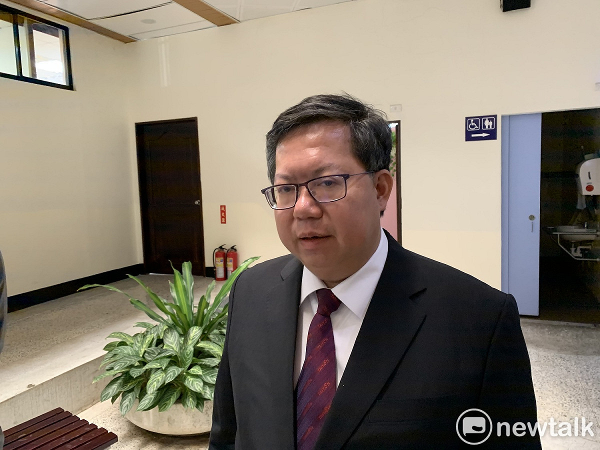鄭文燦證實桃園市政府將跨局處成立「友善香港小組」協助港人來台投資移民。 圖：林昀真/攝