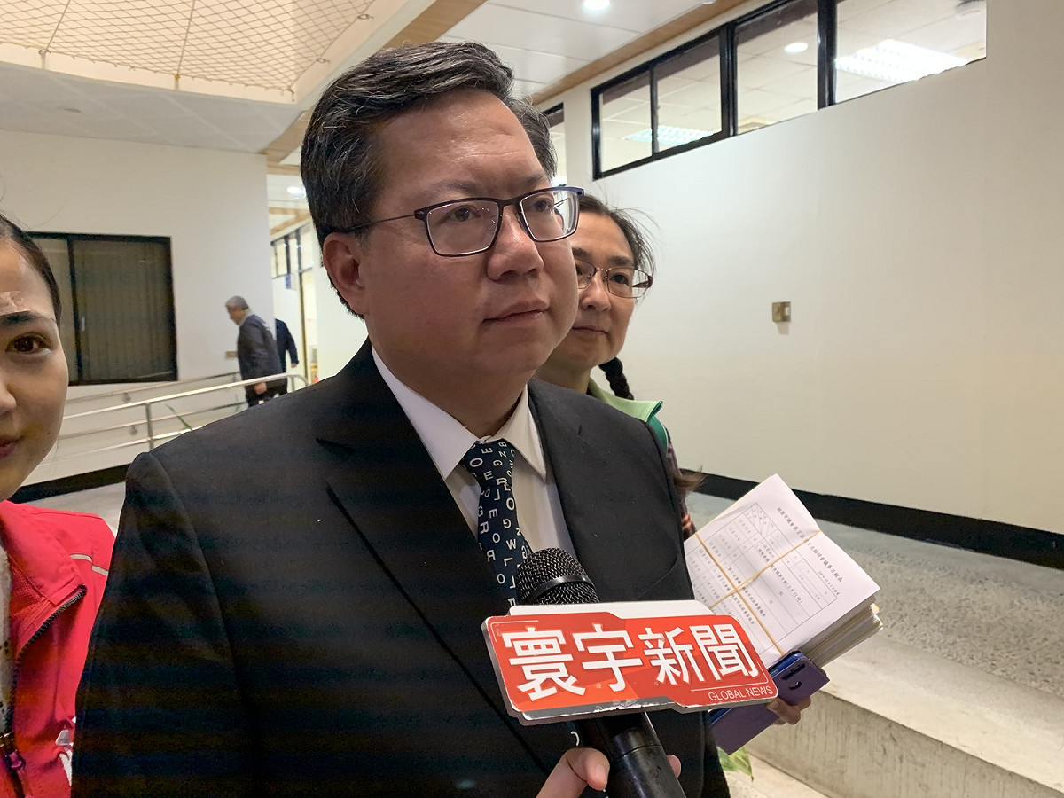鄭文燦說現在只關心市長的工作能否做得更好，至於2024的事，「不會那麼快去想」。 圖：林昀真/攝