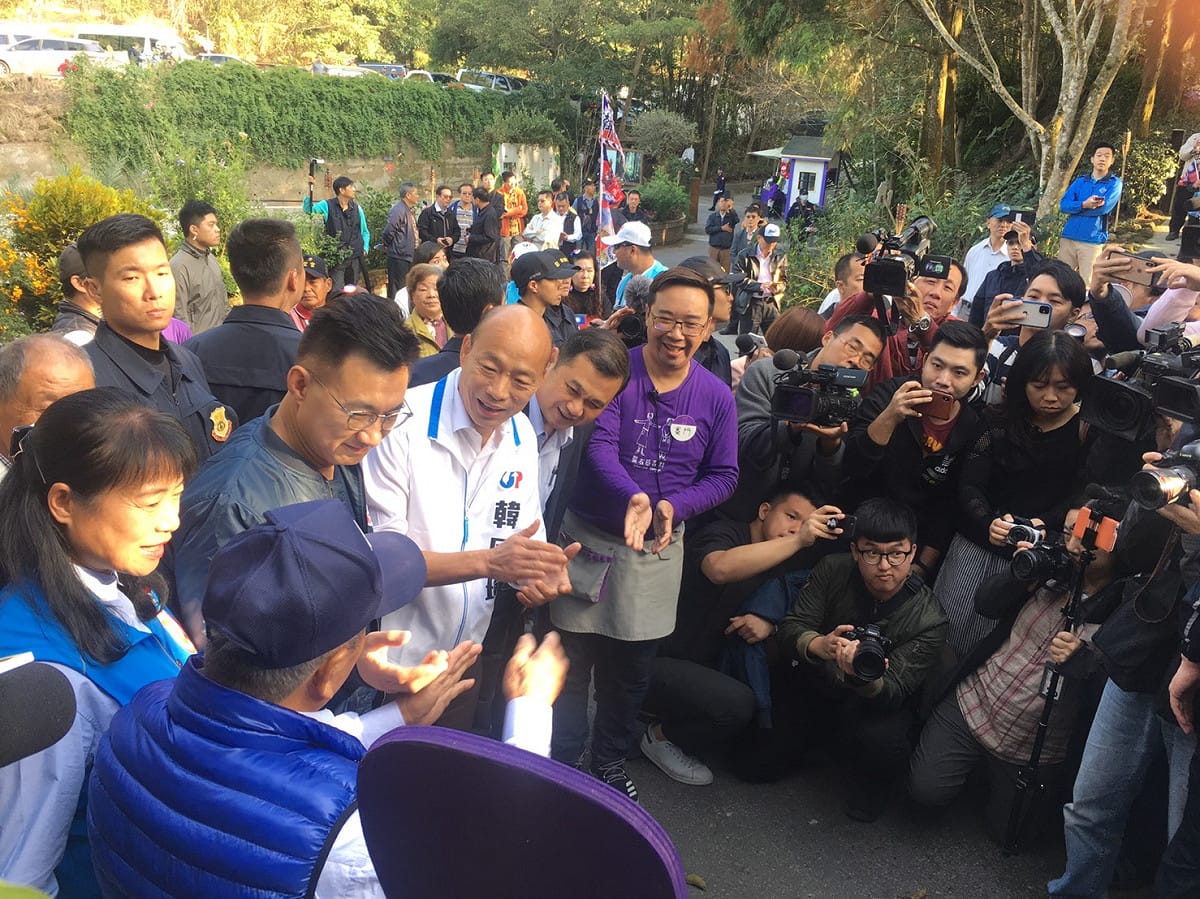 國民黨總統候選人韓國瑜再訪台中。 圖：韓國瑜競選辦公室/提供