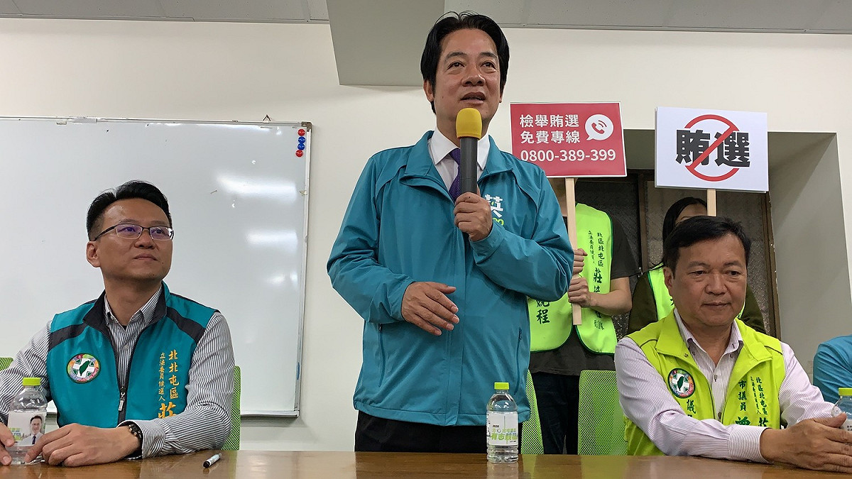 賴清德第三度為莊競程站台。 圖:莊競程競總/提供