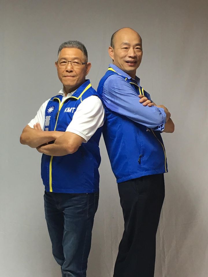 韓國瑜今（14）天將參加黨內立委候選人蕭景田的競選總部成立大會，兩人號稱是「鐵桿兄弟」。 圖 : 翻攝自蕭景田臉書