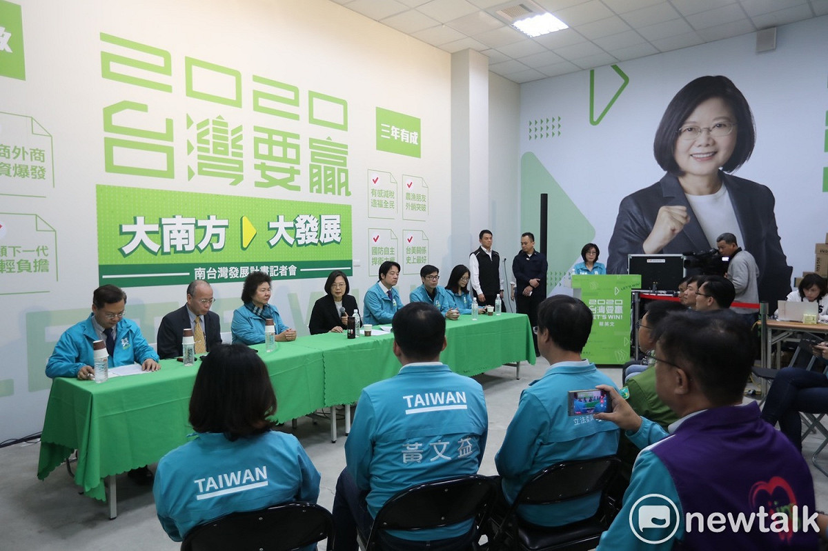 「大南方，大發展」南台灣發展計畫記者會。 圖：孫家銘／攝
