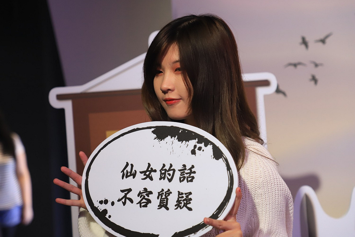 現場輸出立牌大受玩家好評 圖：黃煜修/攝