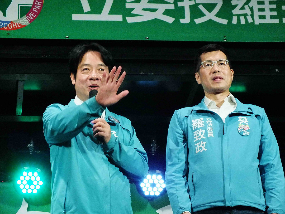 賴清德力挺羅致政「絕對是吳斯懷最怕的人」。 圖：羅致政競總提供