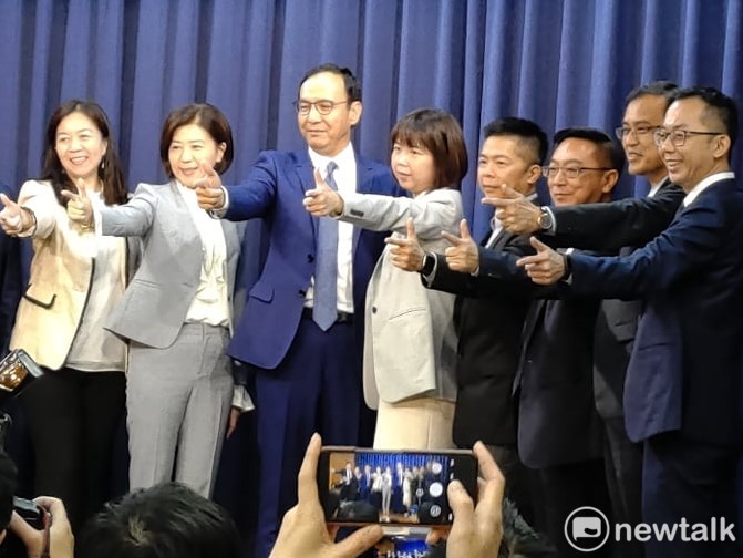 韓國瑜競選總部主委朱立倫。 圖：黃建豪/攝