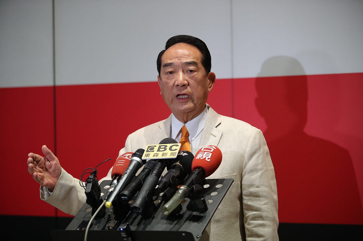宋楚瑜強調他從未說過支持一國兩制。 圖：親民黨/提供