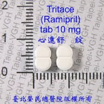 心臟病用藥「心達舒」10 mg 錠。 圖 : 翻攝自www7.vghtpe.gov.tw