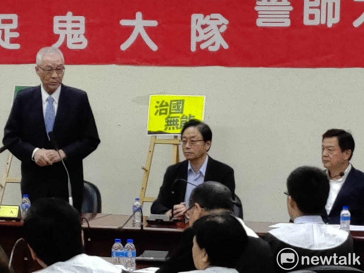 國民黨副總統候選人張善政 圖：黃建豪/攝