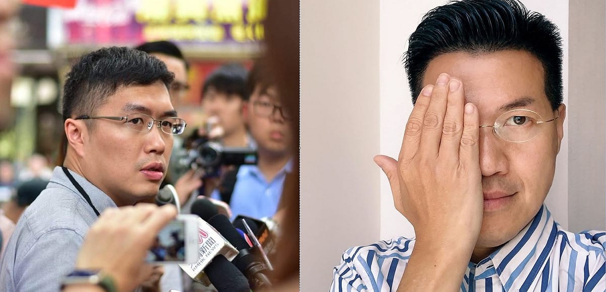 香港區議員區諾軒（左）、范國威（右）。 圖：新頭殼合成