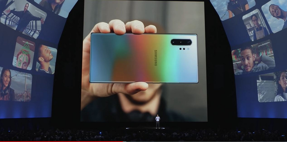 三星目前已推出5款5G手機，據市調機構《IHS Markit》報告，以「Galaxy Note 10」5G版最為熱銷。 圖：翻攝自Samsung／YouTube