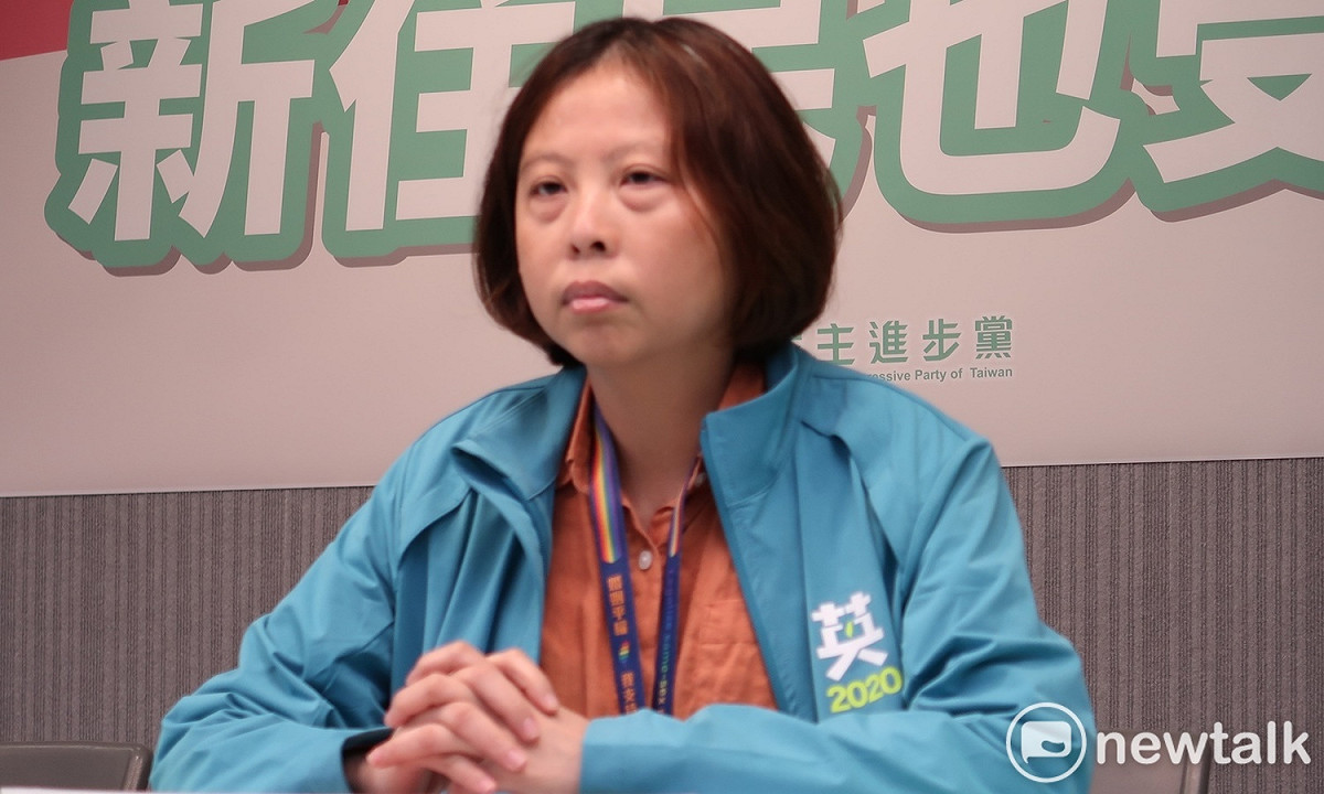 民進黨婦女部主任蔡宛芬。 圖：林朝億/攝