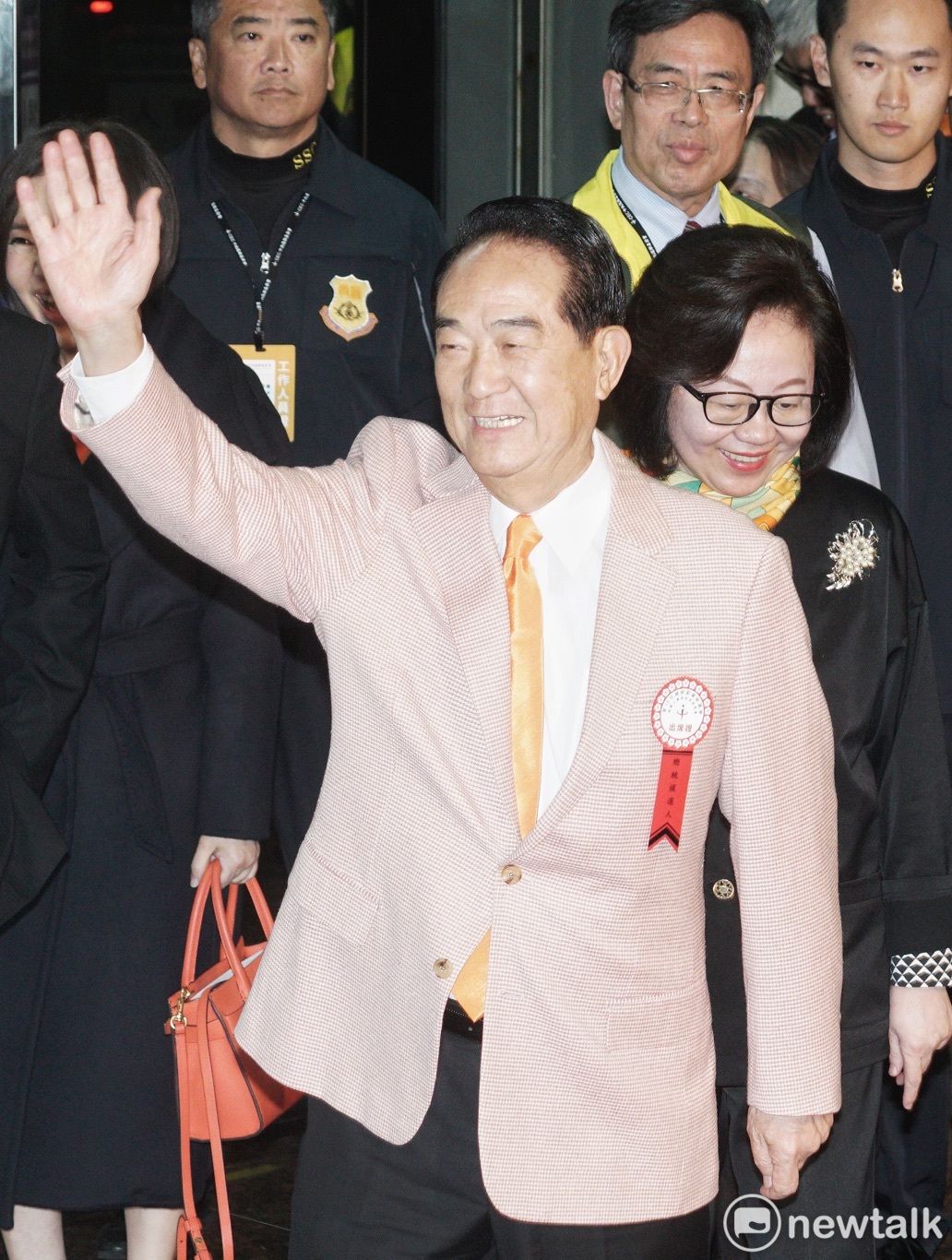 宋楚瑜允諾若當選總統，將只做一任，「只求台灣勝、中華民國贏。」 圖：張良一/攝
