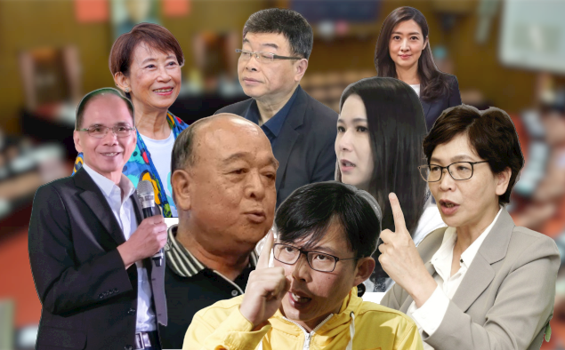 美麗島電子報今（19）天公布最新民調顯示，目前僅民進黨、國民黨、台灣民眾黨、時代力量4政黨能跨越5%得票率門檻。 圖:新頭殼合成