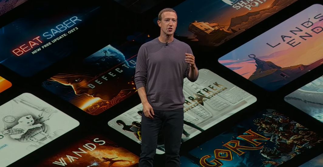 Facebook於2014年收購VR設備製造商Oculus，如今宣布收購雲端遊戲公司PlayGiga。 圖：翻攝自Oculus官網